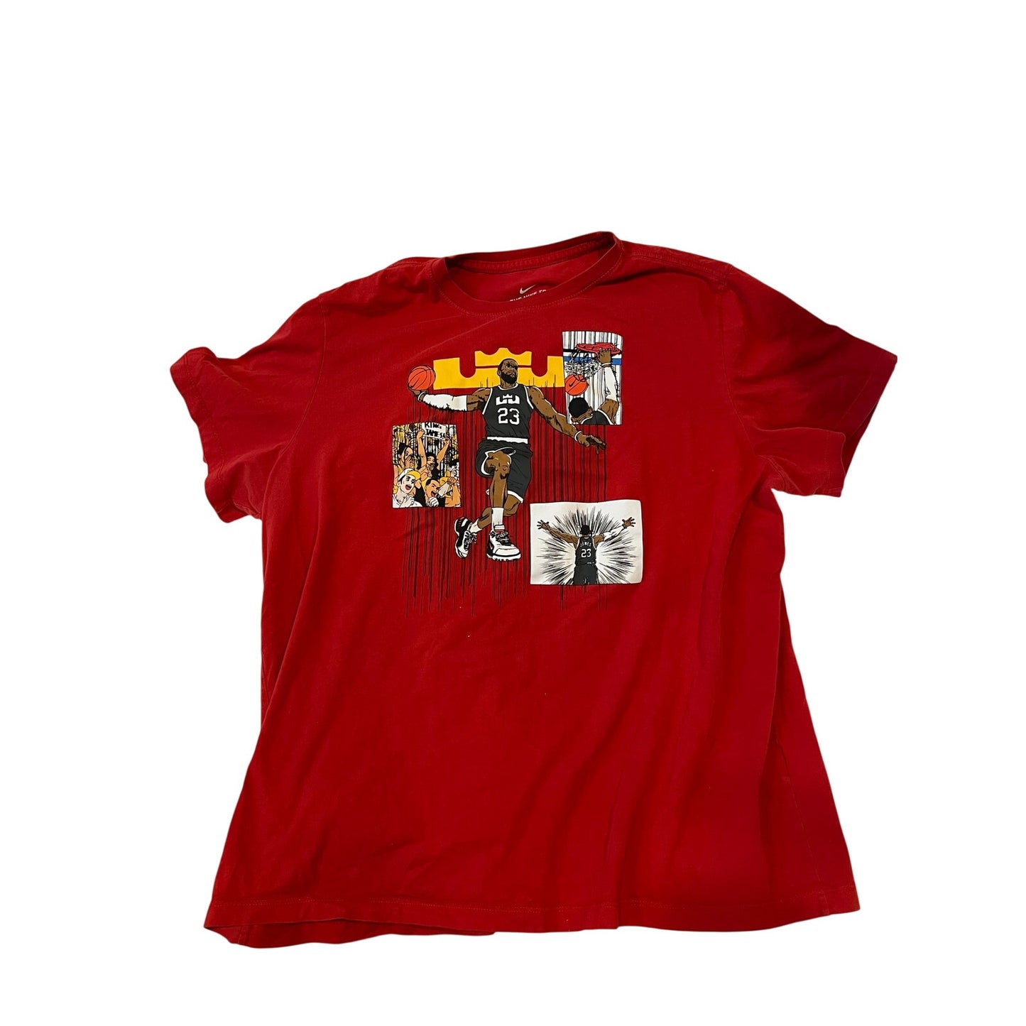 The Nike Tee Red Lebron 23 Mens XXL