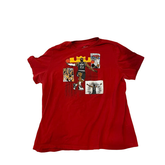 The Nike Tee Red Lebron 23 Mens XXL