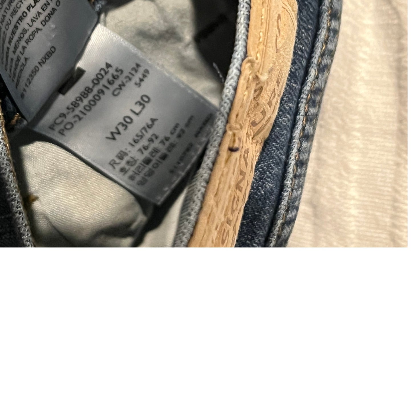 Levi's Signature pierna recta para hombre 30x30