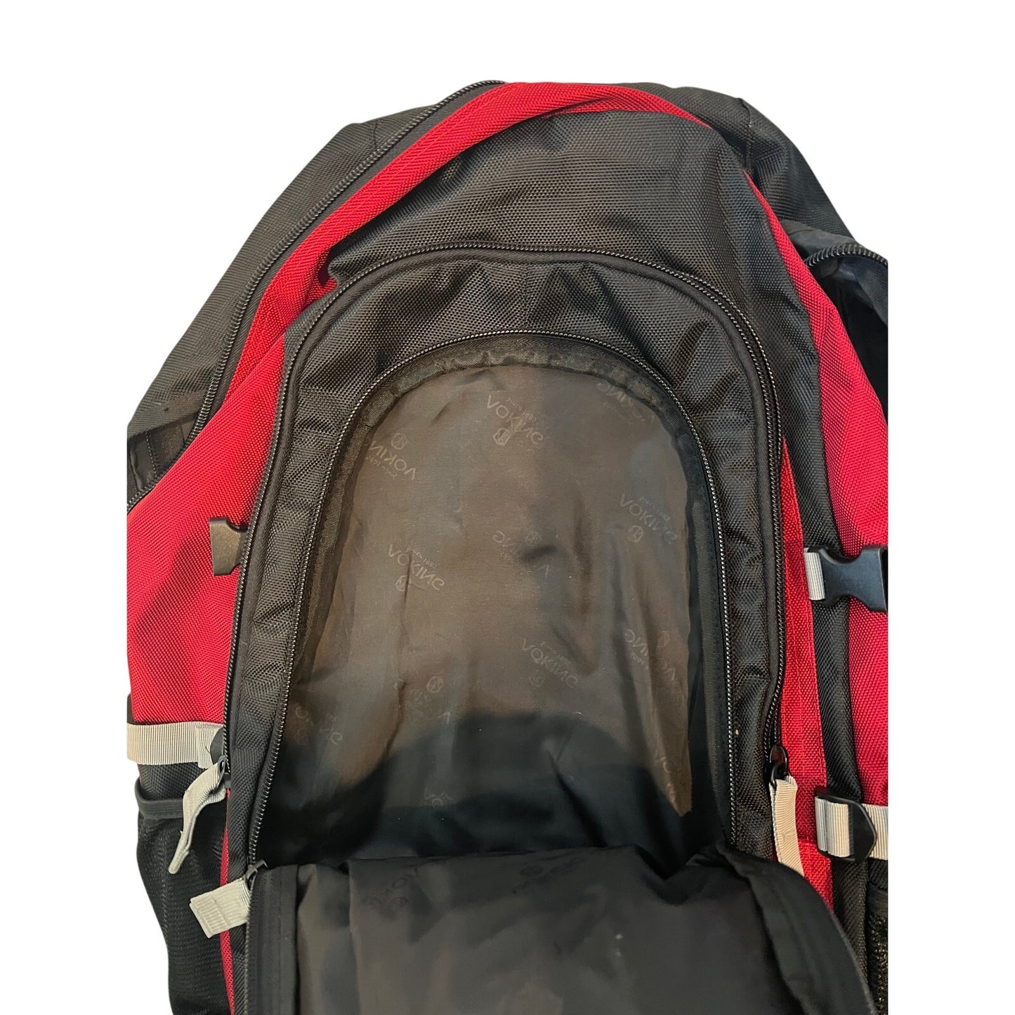 Sac à dos de randonnée Aoking rouge et noir 50L