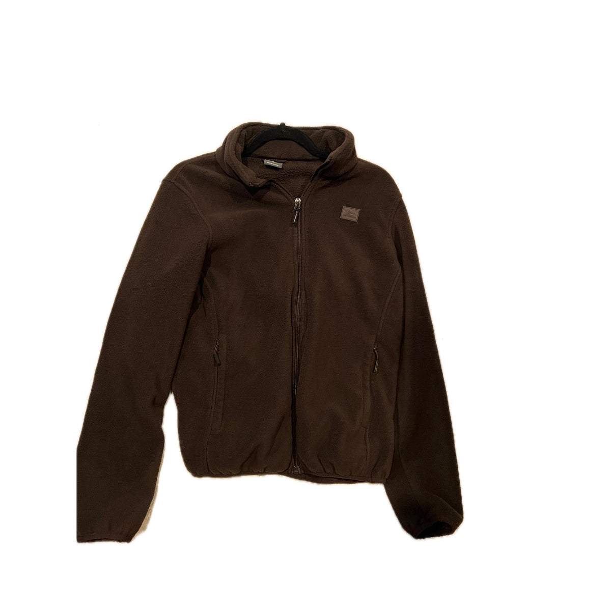 New Balance Full Zip Brown Fleece Womans Med