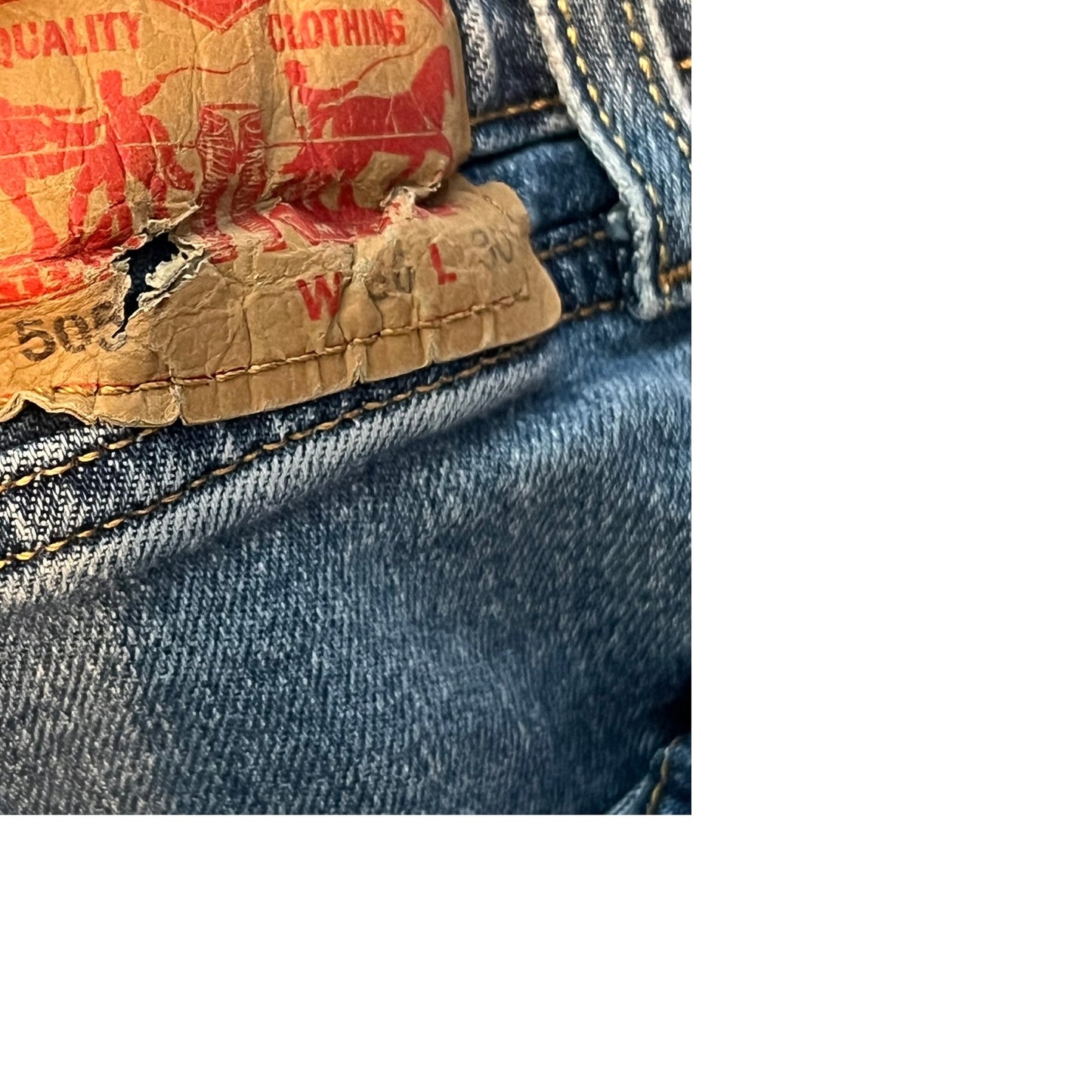 Jean Levi's 505 coupe droite régulière pour homme, 36x30