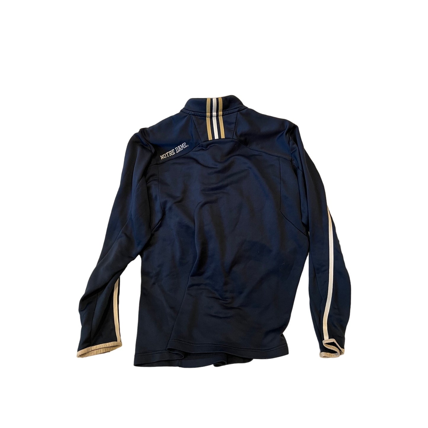 Adidas Vintage Notre Dame Climalite 1/4 Zip Mens L