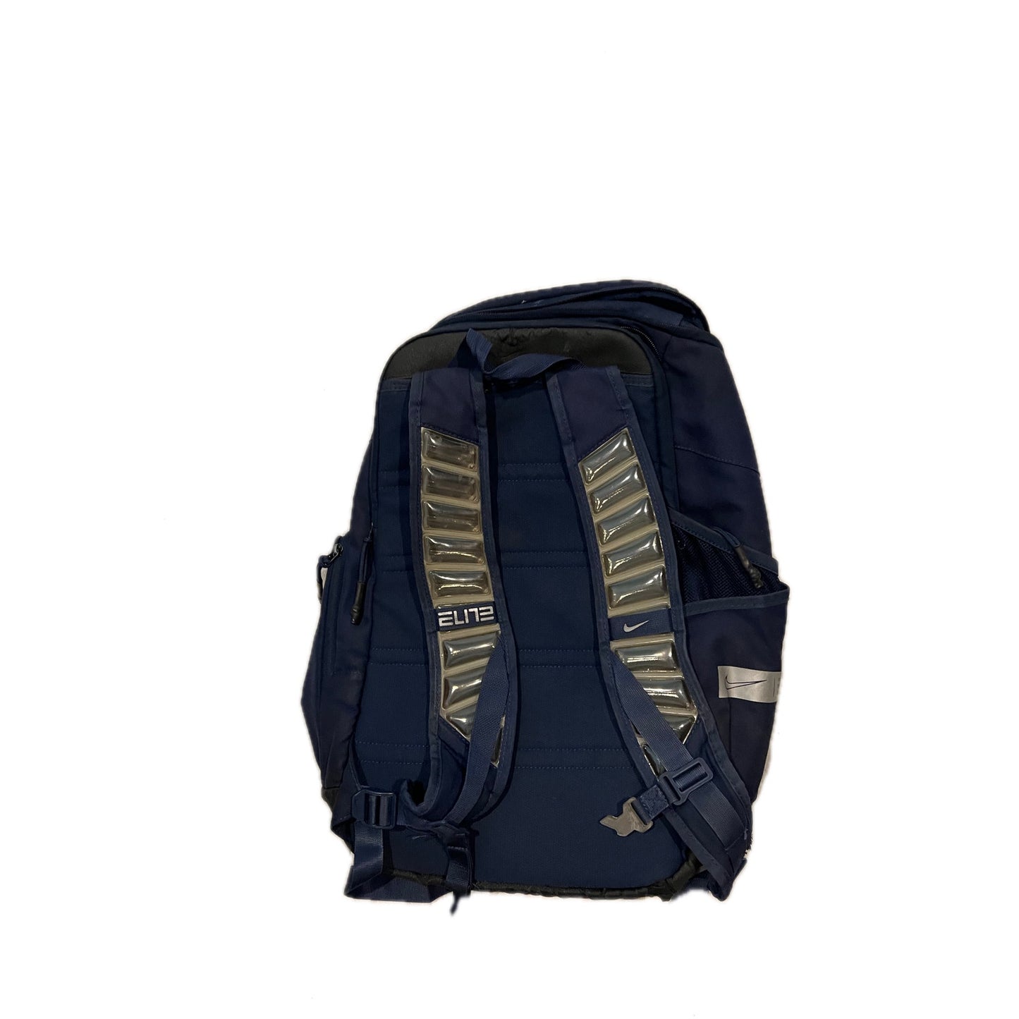 Nike Elite Pro Hoops Basketball Backpack Black Blue Silver