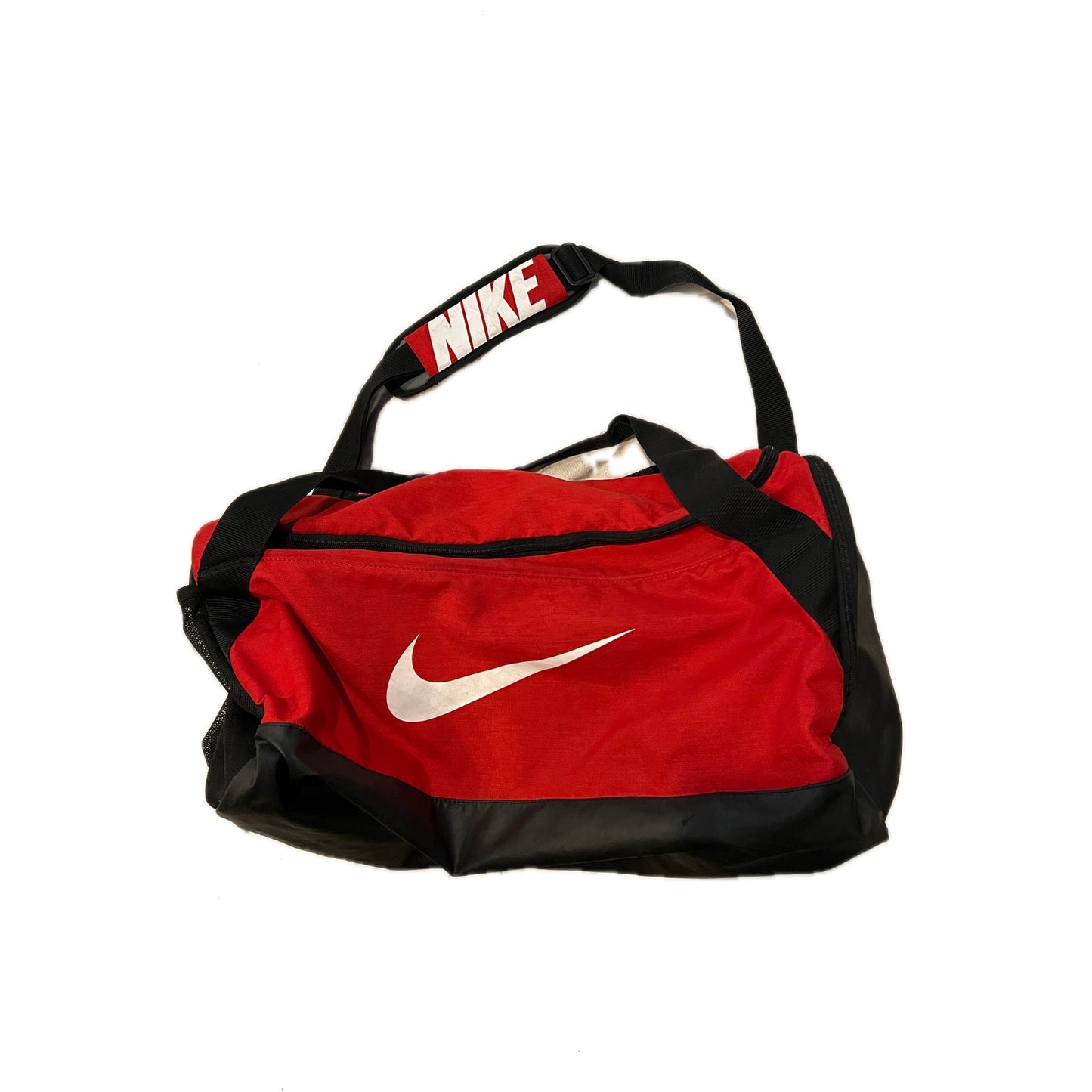 Bolsa de deporte Nike Brasilia 9.5 Roja Negra Mediana 60L