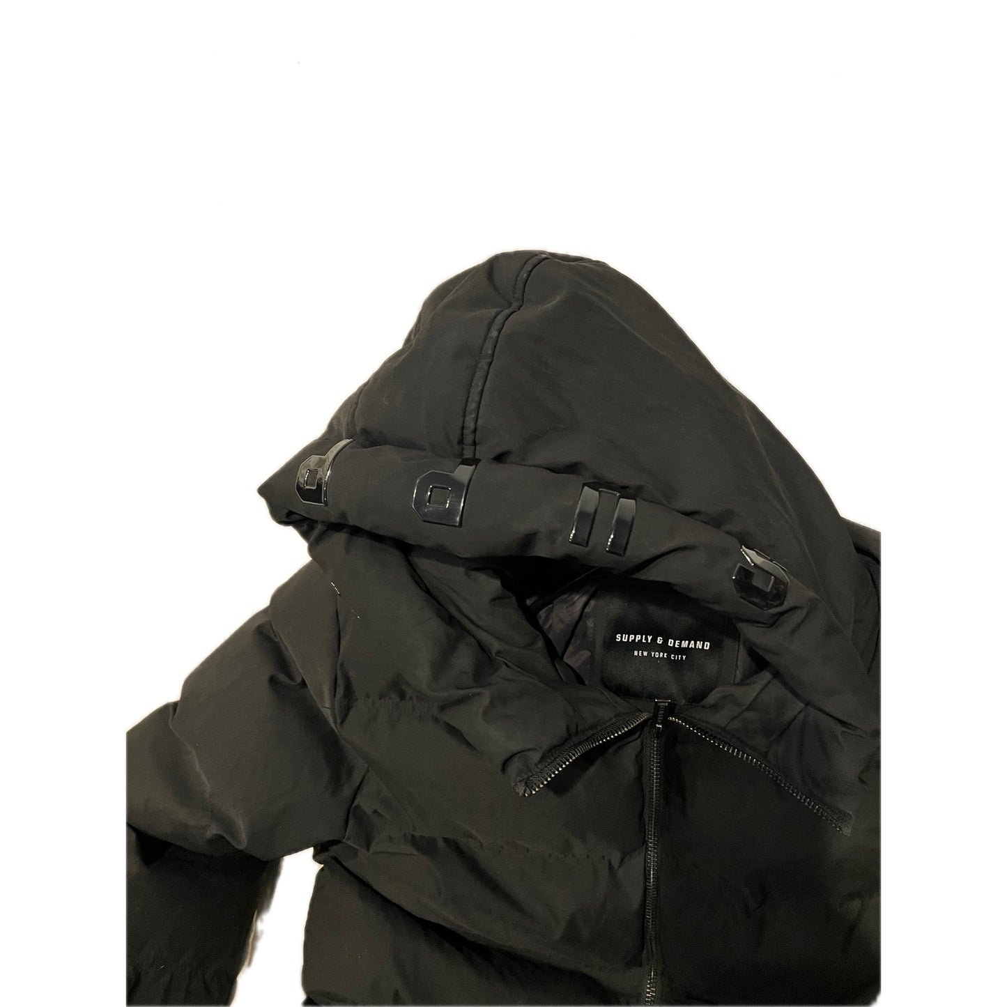 Supply and Demand New York City Puffer Negra Grande para Hombre