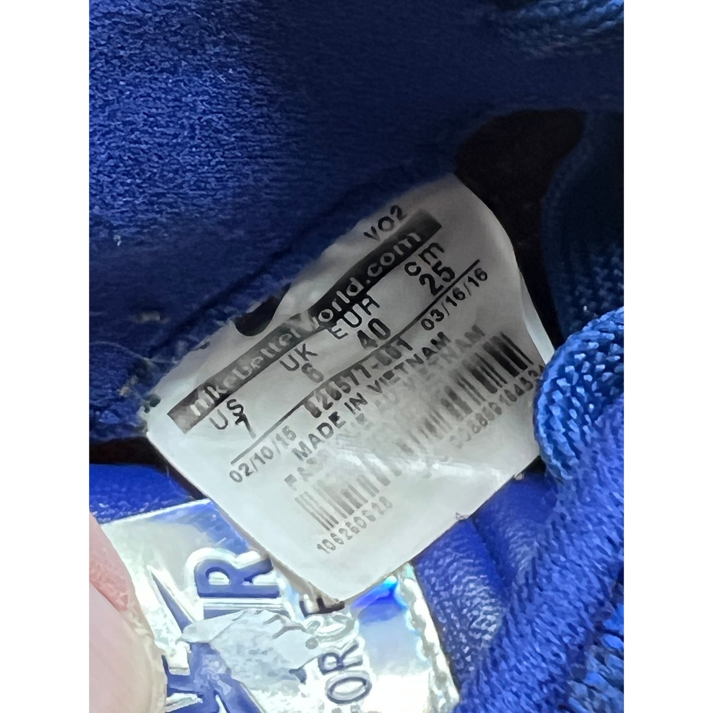 Nike Air Force 1 Low Flyknit USA Purple Blue Womans 7