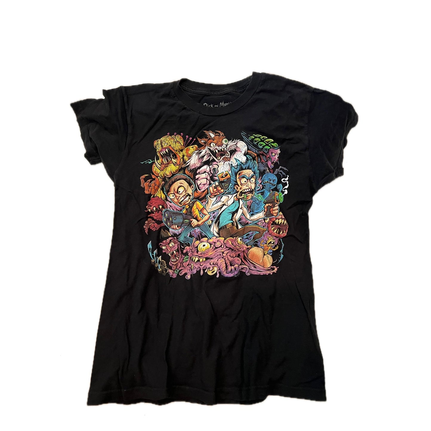 T-shirt Rick and Morty Ripple Junction noir pour homme taille M