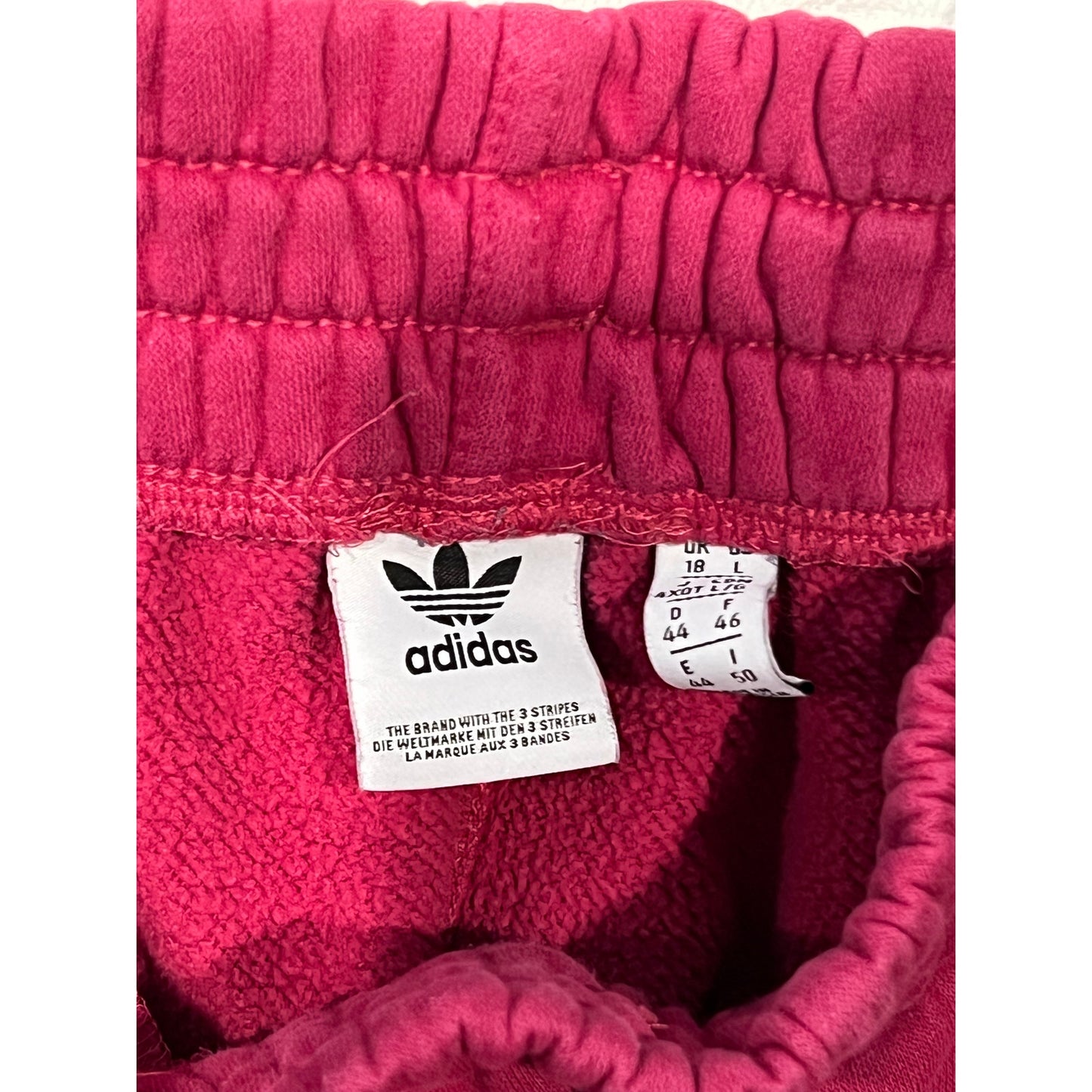 Adidas Pink Crewneck Sweat Suit Womans Large
