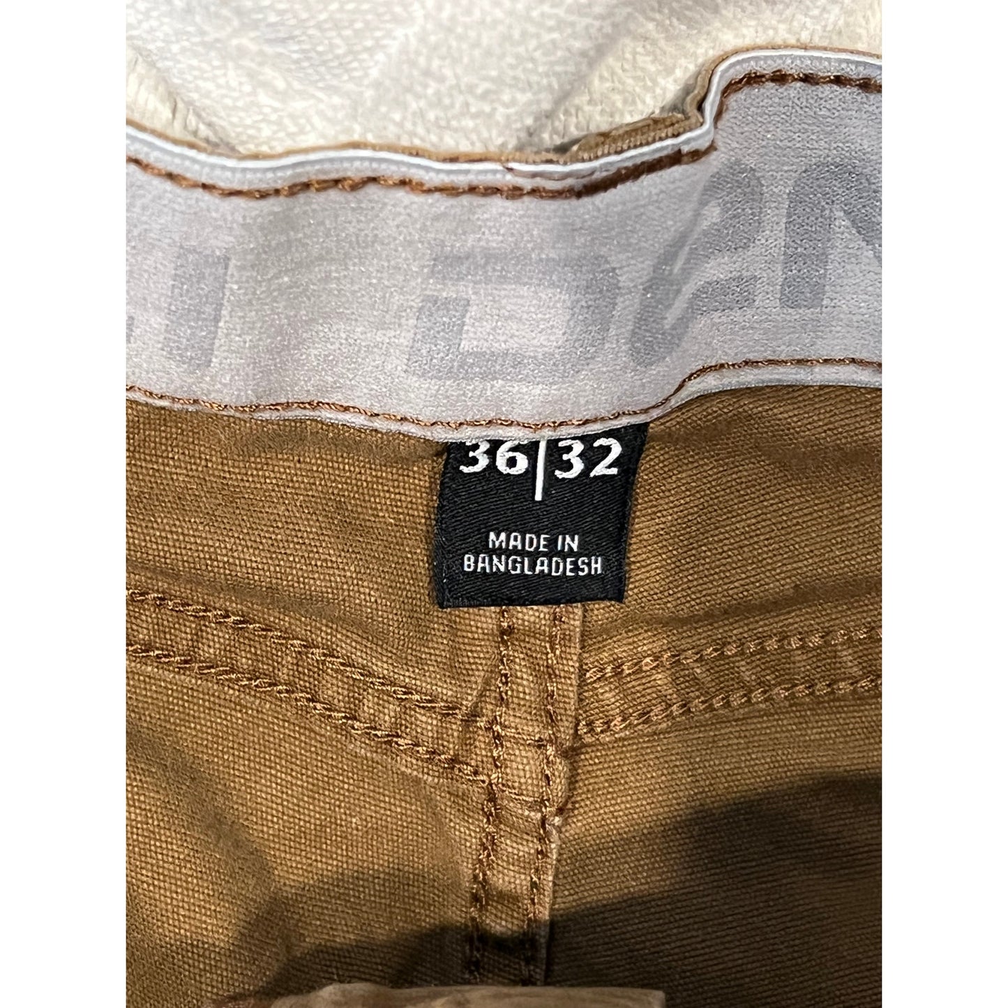 Denali Brown Straight Jeans Mens 36x32