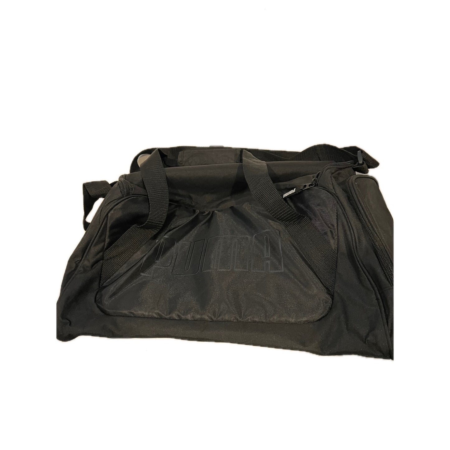 Puma Training Black White Duffel Bag 20"x10"x10"