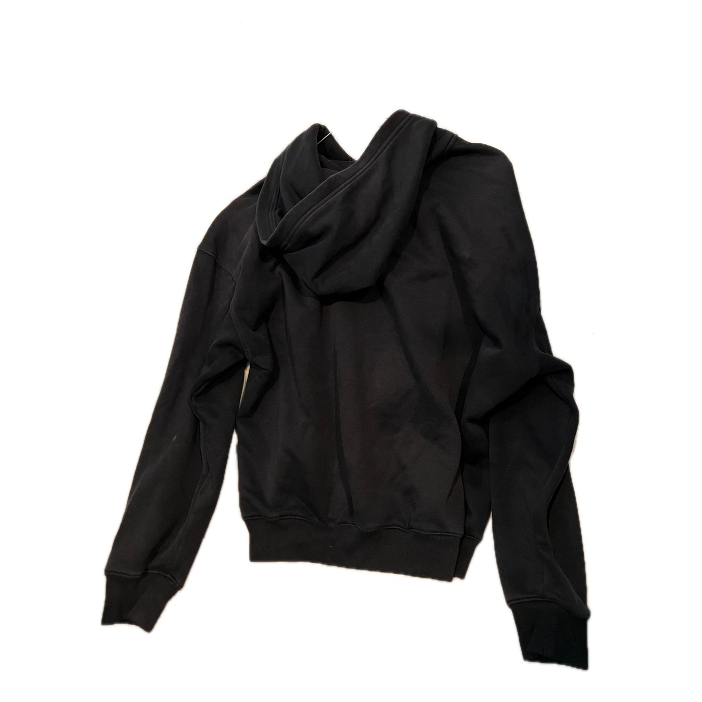 Hollister Boxy Fit Full Zip Black Hoodie Mens Large
