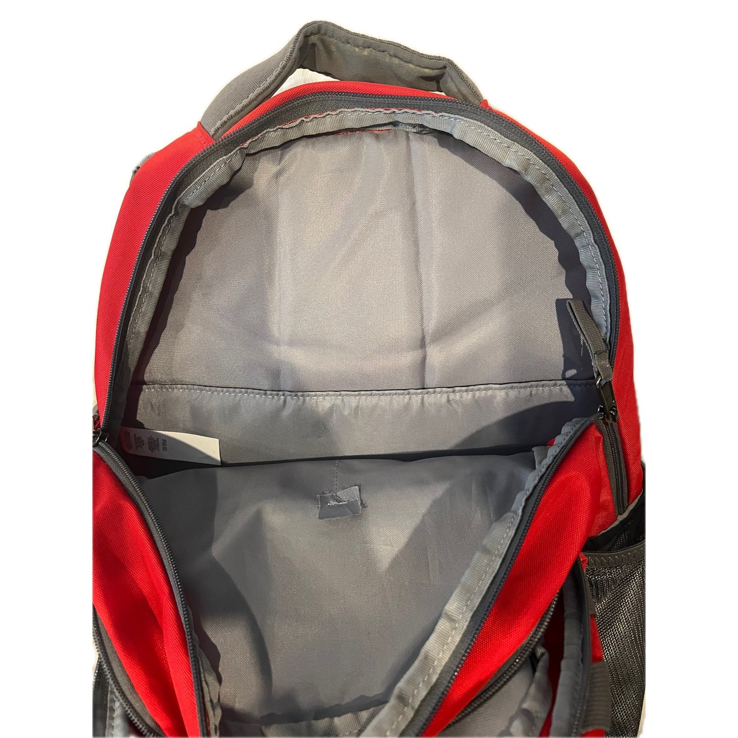 Under Armour Red Black Hustle 5.0 Backpack