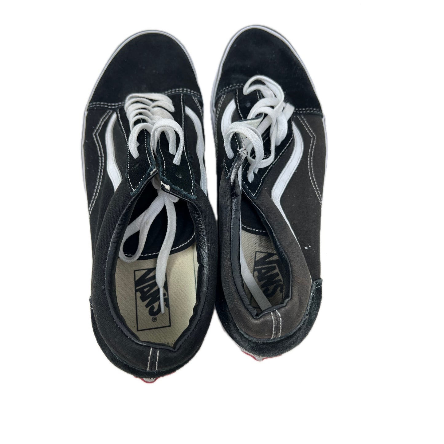 Vans Black Suede Skate Shoes Mens 13