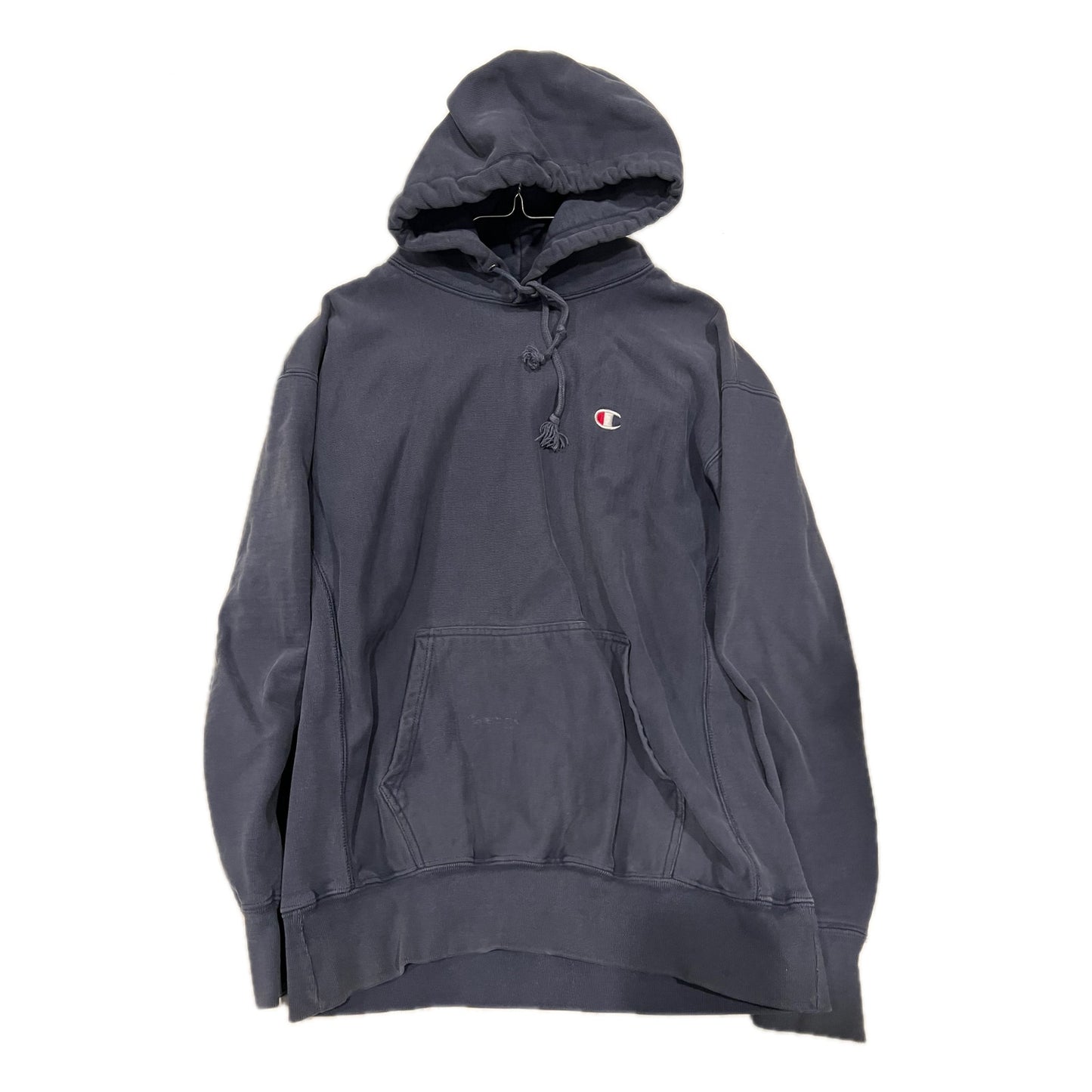 Sweat à capuche Champion gris et noir pour homme, taille XL