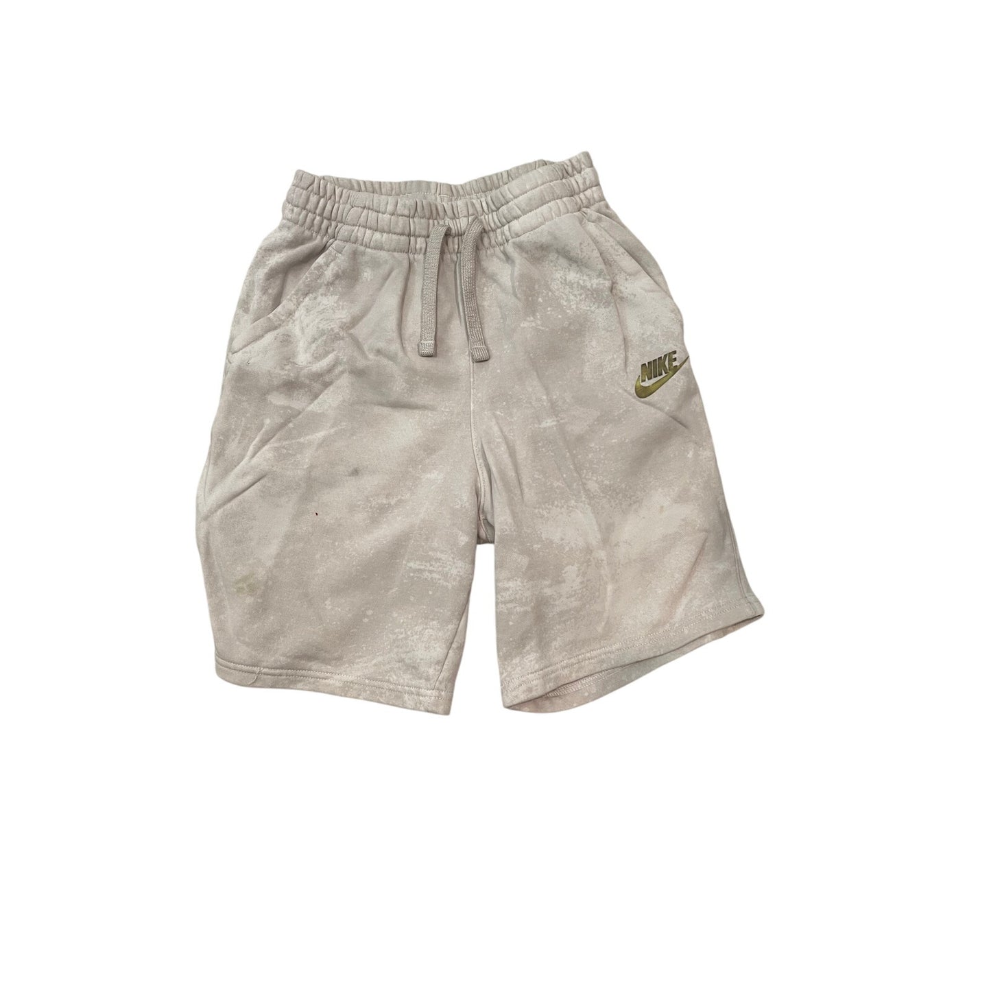 Short de survêtement Nike coquille d'œuf/blanc, taille XL pour femme
