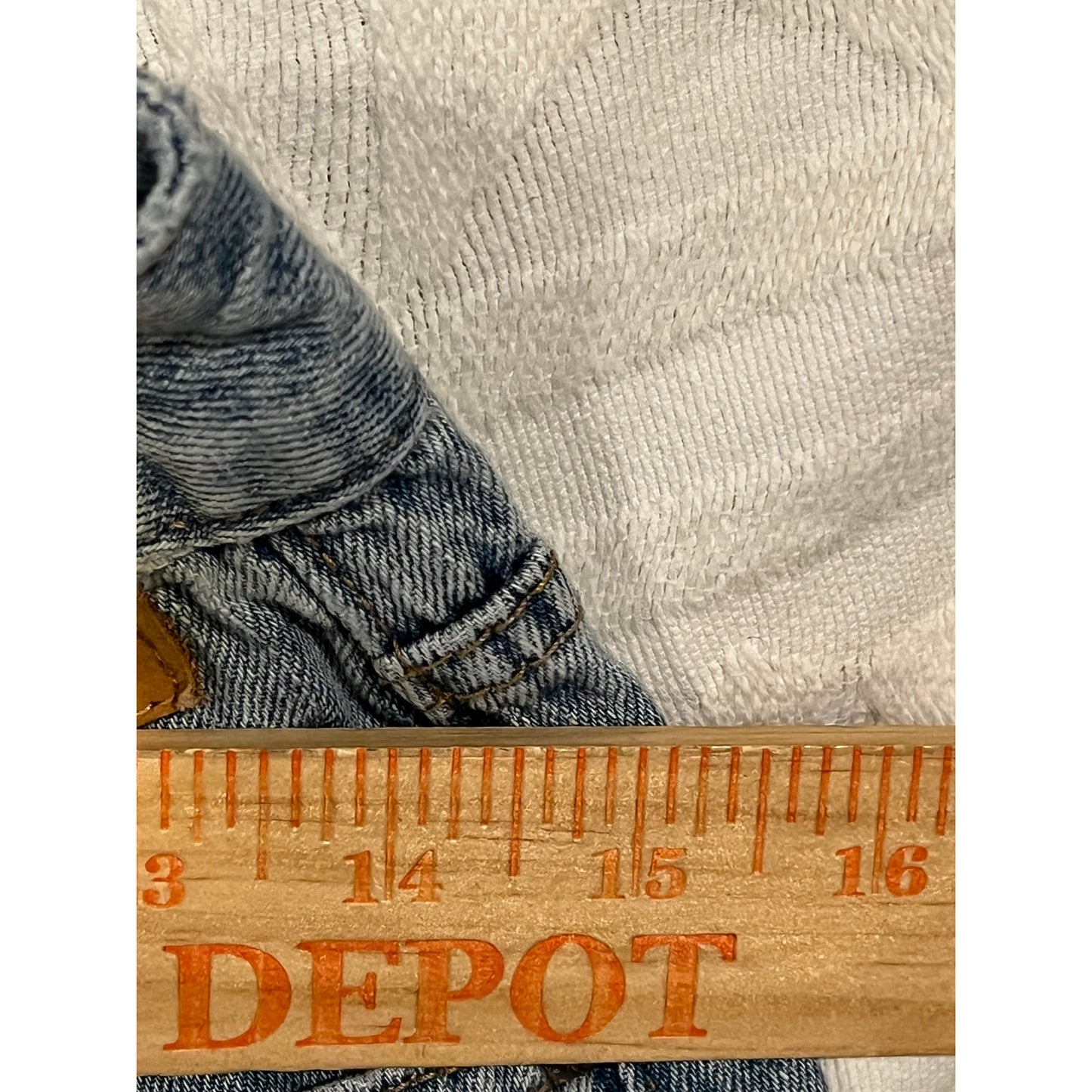 Jeans KenH 21 Winter Flared Baggy Blue Jeans Womans XL 30x24