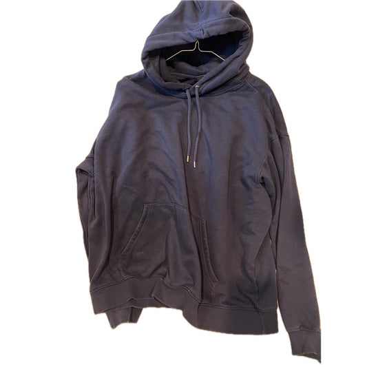 H&M Loose Fit Pullover Black Hoodie Mens XL