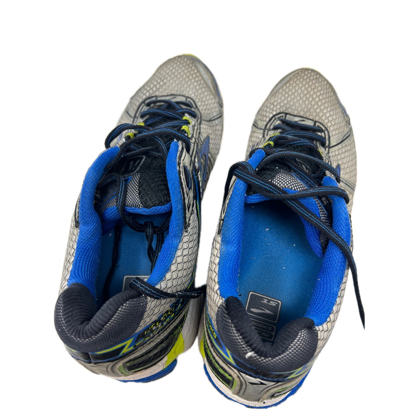 Brooks Adrenaline GTS 15 Blue/Gray/Silver Shoes Mens 11.5