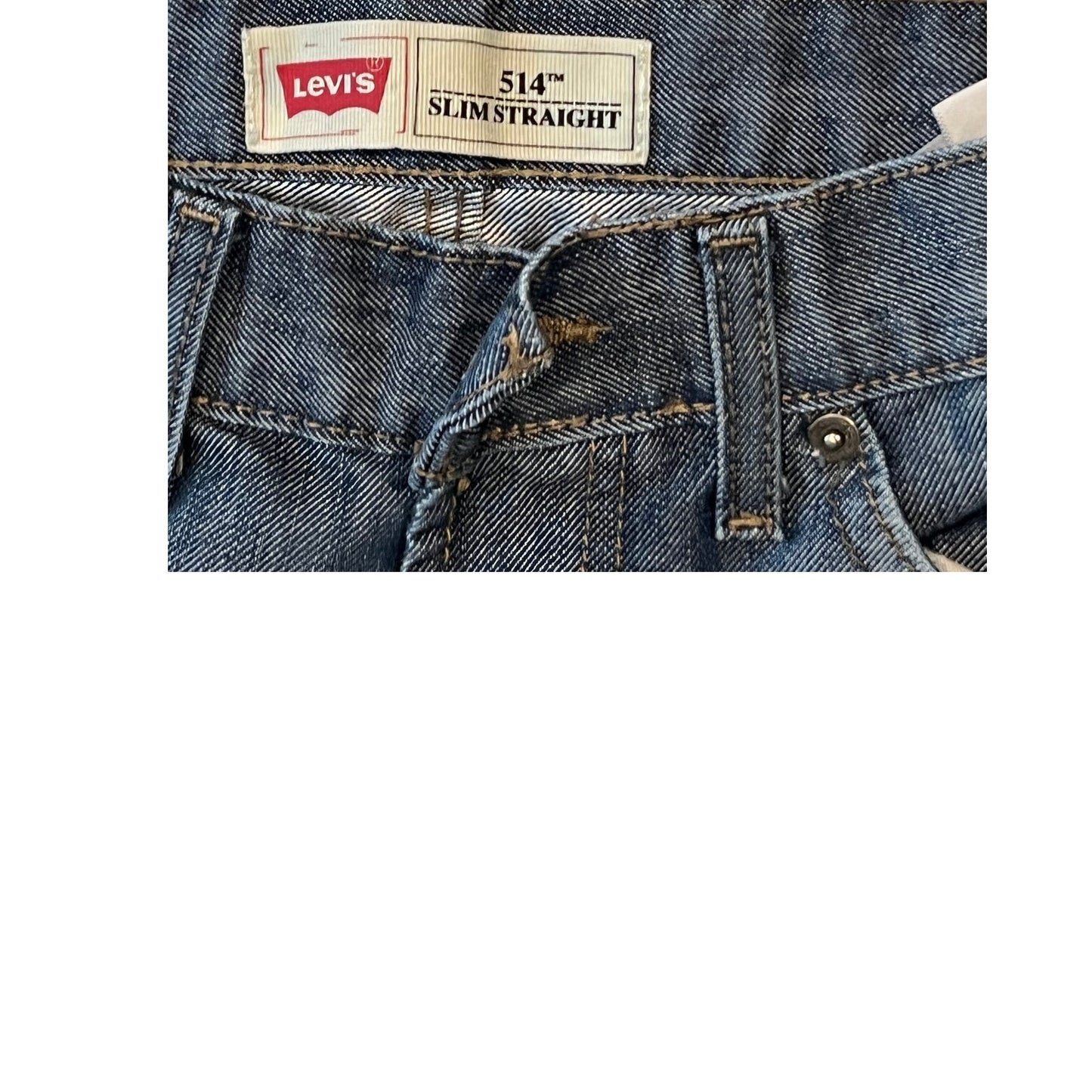 Levi's 514 Blue Jeans Straight Fit Womans 16Reg 28x28