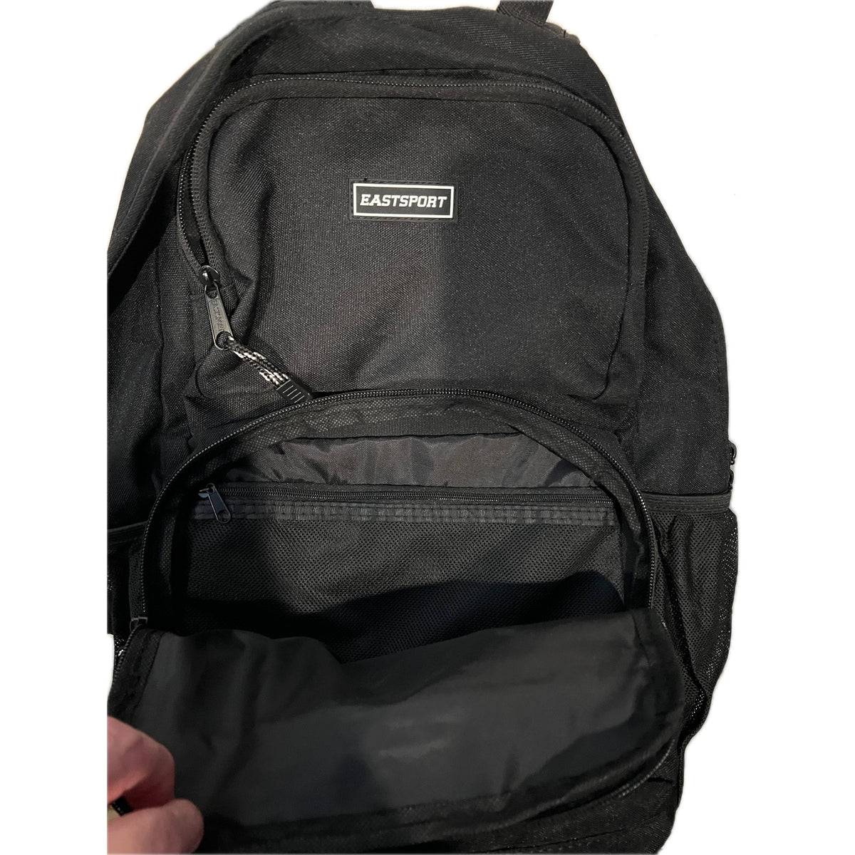 Eastsport Unisex 17" Aurora Core Backpack, Black Pattern