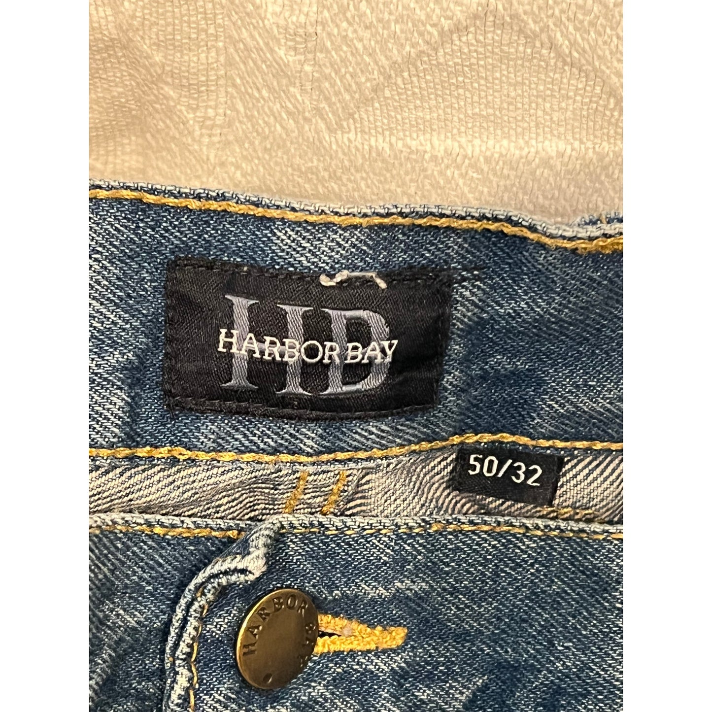 Harbor Bay Relaxed Fit Jeans Mens 50x32
