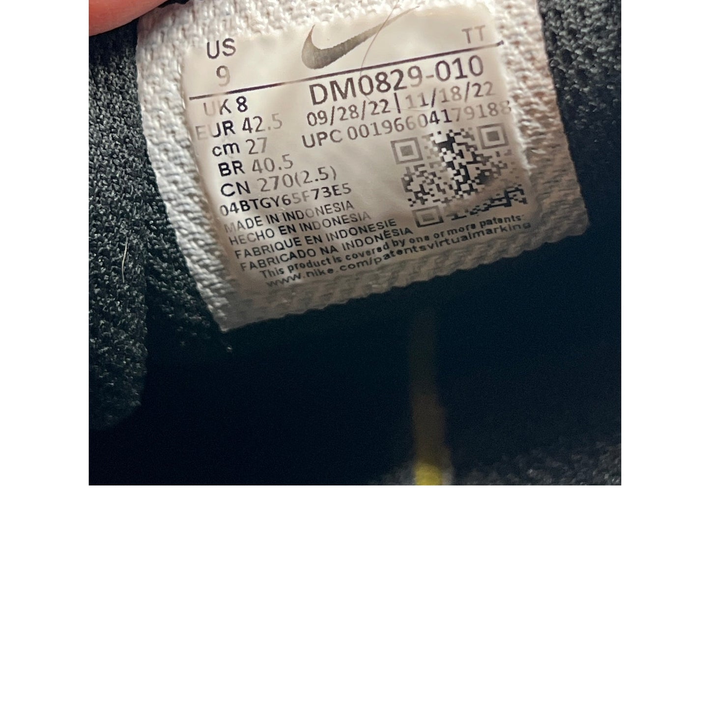 Nike Air Max Alpha Trainer 5 Black Dark Smoke Grey Mens 9