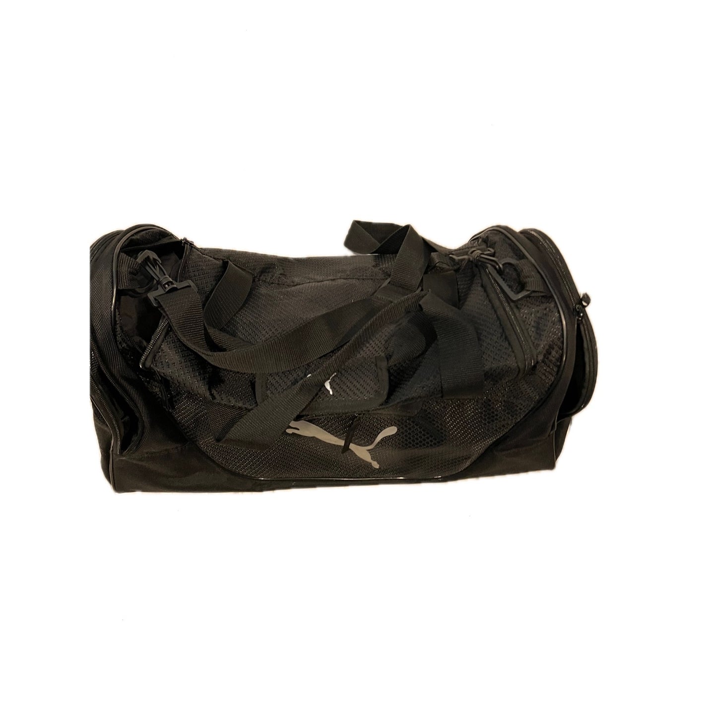 Puma Training Black Black Duffel Bag 20"x12"x10"