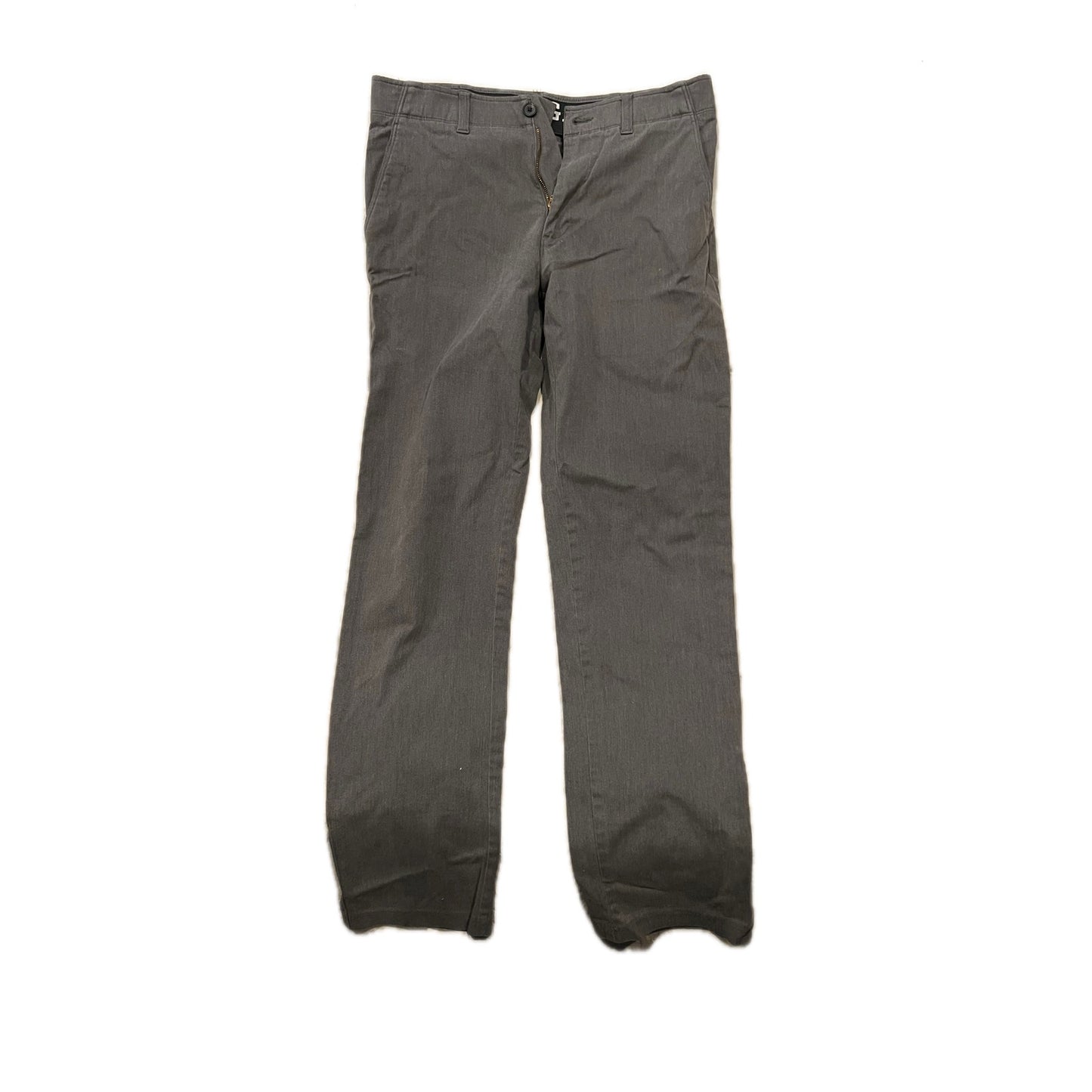 Haggar Sustainable Slim Fit Gray Poly Dress Pants Mens 32x34