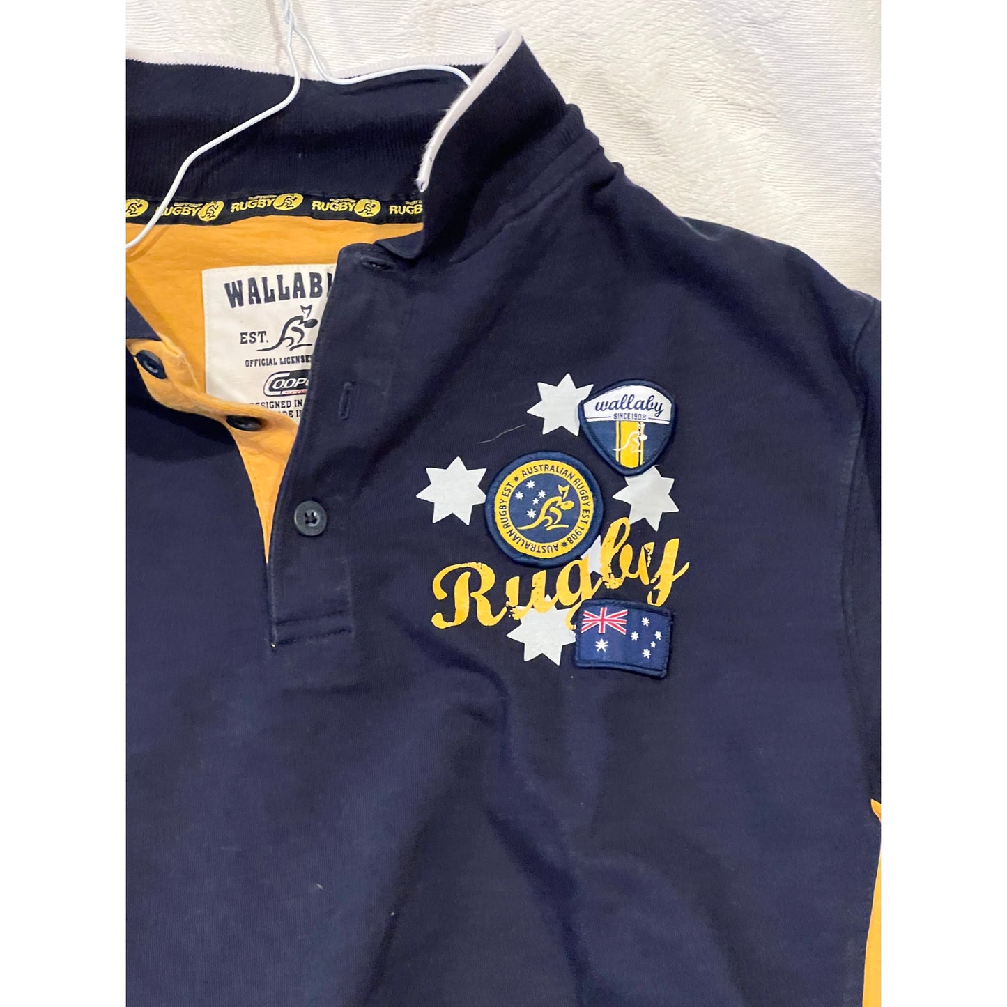 Australian Wallabies Rugby Shirt Mens XS