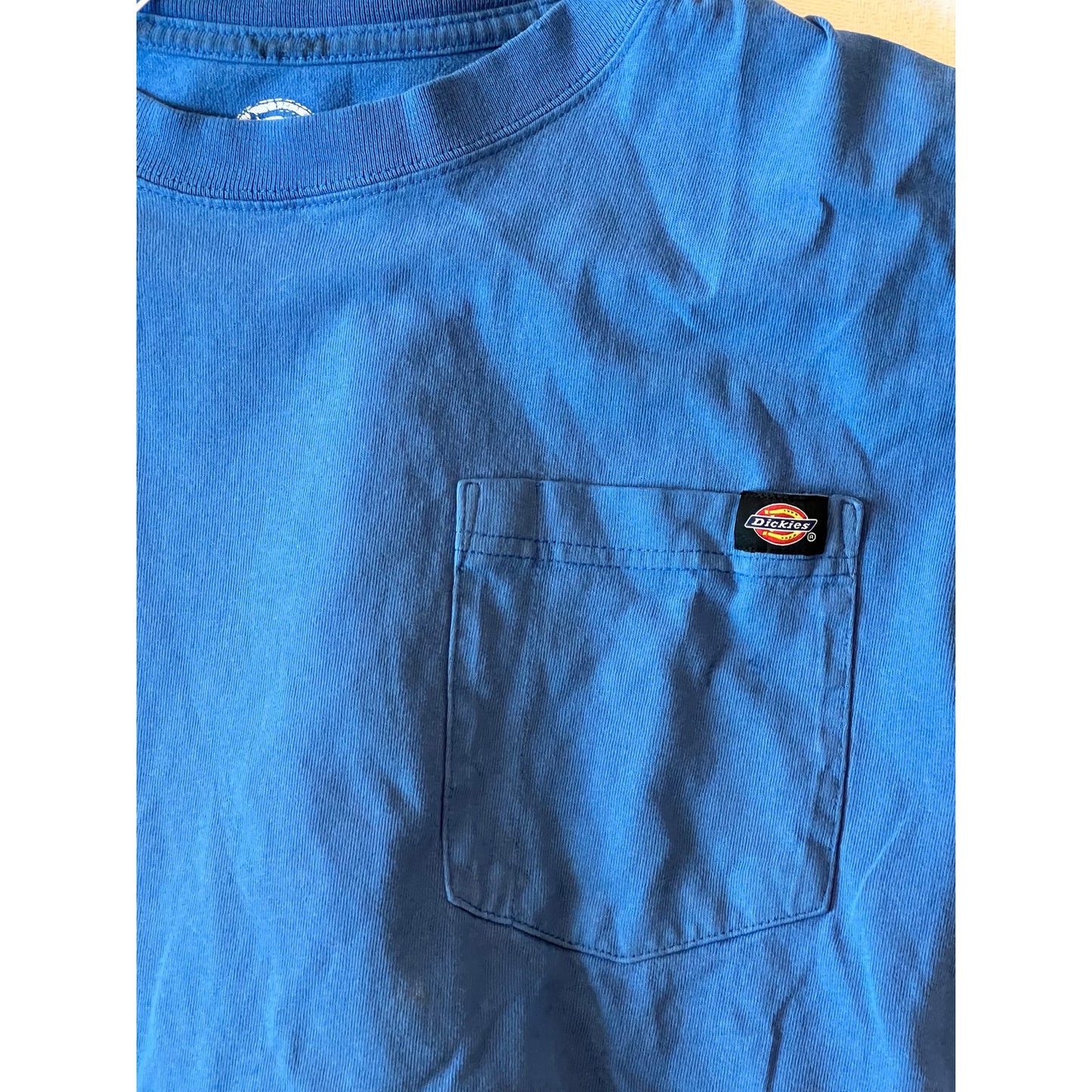 Dickies Blue Pocket T-Shirt, Men's L