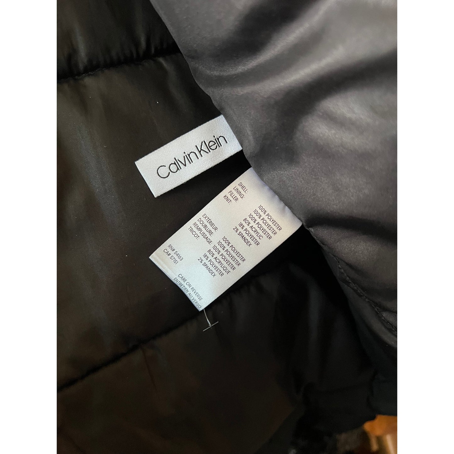 Calvin Klein Water &  Wind Protection Puffer Jacket Mens L