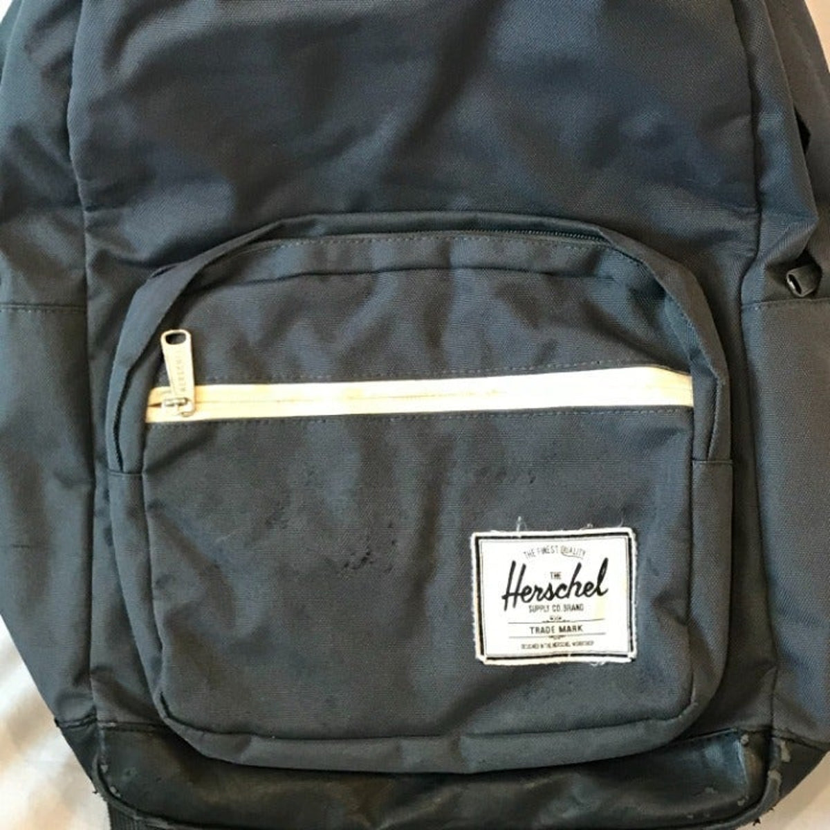 Herschel Gray Red Stripe Backpack